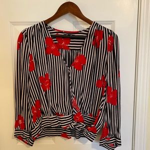 Madewell wrap top